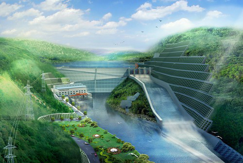 元江老挝南塔河1号水电站项目